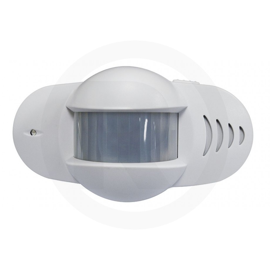 Sensor de movimiento inalámbrico con luz LED, alarma detector de movimiento  con rango de 500 pies, sistema de alerta de seguridad para el hogar