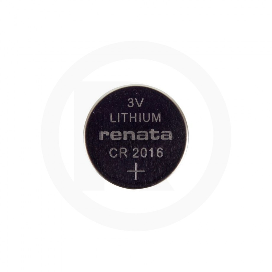 CR2016 RENATA - Pila: de litio  3V; CR2016,de botón; 90mAh; no