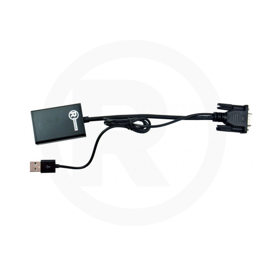 Adaptador VGA a HDMI con audio 3.5 mm – Miamitek